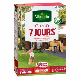 Vilmorin Semences de gazon 7 jours 1 kg