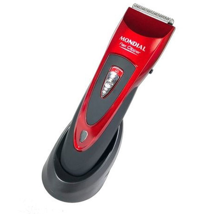 Mondial CR-04 Tondeuse à Cheveux Rechargeable 6 Accessoires 2 Guides Lames Acier Inoxydable