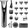 Wahl Elite Groom - Tondeuse Multifonction Sans Fil Professionnelle - 8 Peignes - Jusqu'à 150 min d'autonomie - Charge USB - Argent/Noir