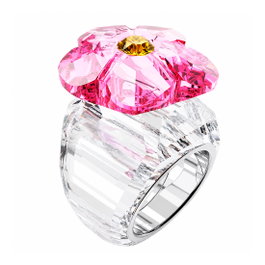 Swarovski Bague Idyllia Cristal Rose Taille 58