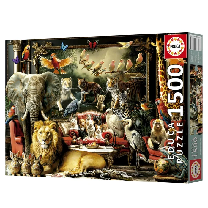 Educa Puzzle Le Manoir des Animaux 1500 pièces - Dimension 85 x 60 cm - À partir de 15 ans