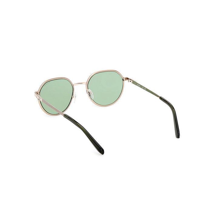 GUESS GU002075133N Lunettes de soleil rondes dorées avec verres verts