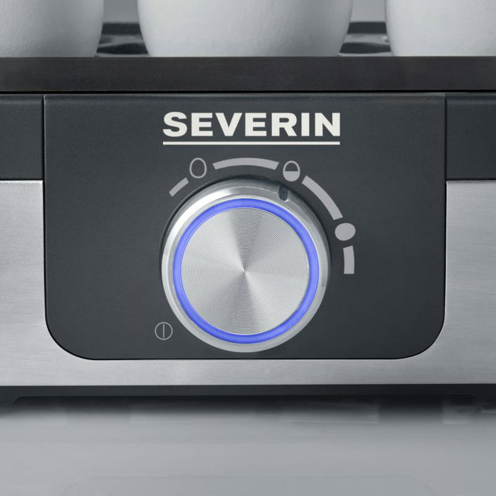 Severin Cuiseur a oeufs 3 oeufs acier inoxydable noir EK 3163