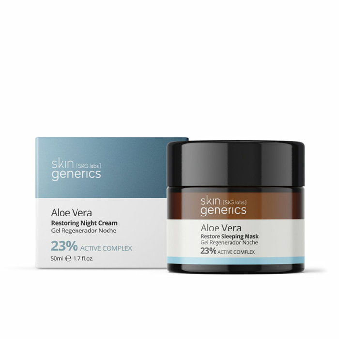 Skin Generics Gel régénérant de nuit ALOE VERA 23% 50 ml Skin Generics Gel régénérant de nuit ALOE VERA 23% 50 ml
