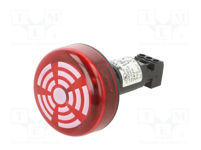 WERMA Avertisseur lumineux-sonore rouge 24VDC
