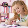Lisciani Giochi - THE MOON ACADEMY - Kit Créatif Stylos et Agenda Magique, 8 Stylos Décoratifs, Journal, Autocollants, Stylo à Bulles - À Partir de 7 Ans