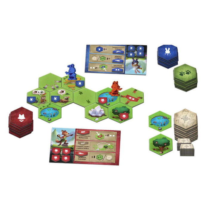 Grumlin Games GRGMIS01ES Jeu de société Misty Valley – Duel stratégique pour 2 joueurs – 30 min – À partir de 10 ans