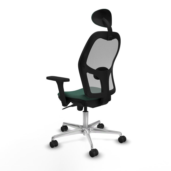 Piqueras y Crespo Chaise de Bureau avec Appui-tête 3D086N1 Vert Piqueras y Crespo Chaise de Bureau avec Appui-tête 3D086N1 Vert