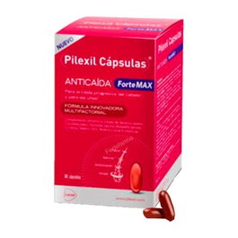 PILEXIL Fortemax Anticaida Capsules 60 Unités - Complément Capillaire pour Chute de Cheveux