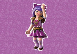 Playmobil Everdreamerz Viona Candy World - Figurine avec 7 surprises et accessoires, à partir de 7 ans