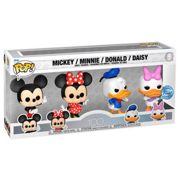FUNKO Blister 4 figurines POP Disney Classic Exclusive