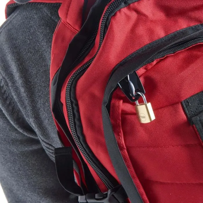 Yale Cadenas Laiton Y110B/20/111/4 - Lot de 4 Cadenas avec Anse en Acier S'entrouvrant 20 mm - Livré avec 3 Clés