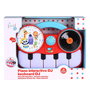 Tachan Piano Électronique Interactif LML9870 de DJ pour Enfants avec Table de Mixage - 9 Touches, 6 Sons, 5 Lumières Disco - Jouet Musical (6 Mois et Plus)