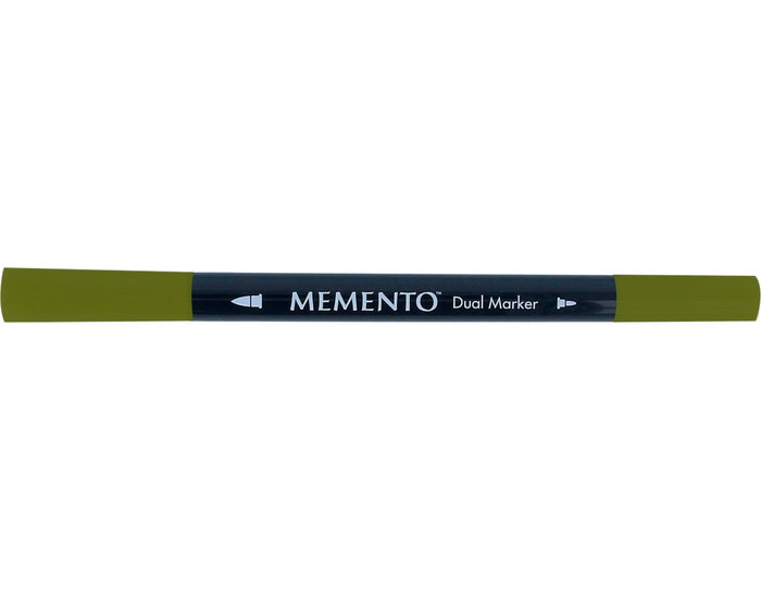 Tsukineko Rotulador de ilustración MEMENTO dual tip olivar 3,7/0,2mm Tsukineko Rotulador de ilustración MEMENTO dual tip olivar 3,7/0,2mm