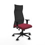 Piqueras y Crespo Chaise de Bureau Albacete Bordeaux et Noir