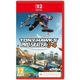 Activision - Tony Hawk's Pro Skater 3+4 - Édition Remasterisée - Jeu vidéo pour Nintendo Switch 2 - Skate, Graphismes Nouvelle Génération, Multijoueur en Ligne/Local