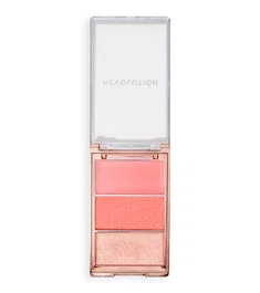 Makeup Revolution Icon Blush Palette de fards à joues et d'enlumineurs Authentic Peach