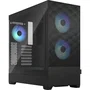 Fractal Design Pop Air RGB Black TG FD-C-POR1A-06 - Boîtier PC ATX Noir avec 3 Ventilateurs RGB, Contrôleur, Port USB 3.1 Type-C, Support Radiateurs