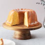 Home Deco Factory Plateau à pâtisserie en acacia D.28 cm