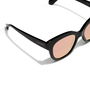 Hawkers Lunettes de Soleil AUDREY Papillon Noir Monture Rose Gold Verres Noir Femme 140mm