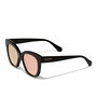 Hawkers Lunettes de Soleil AUDREY Papillon Noir Monture Rose Gold Verres Noir Femme 140mm