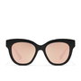Hawkers Lunettes de Soleil AUDREY Papillon Noir Monture Rose Gold Verres Noir Femme 140mm