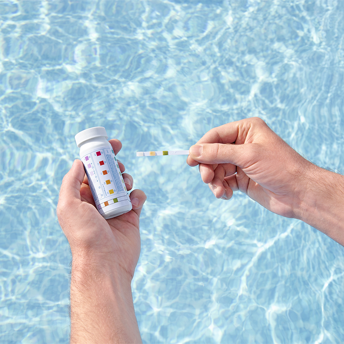 Bestway 58142 Tiges Réactives pour Test pH, Chlore et Alcalinité Piscine et Spa Système Chlore