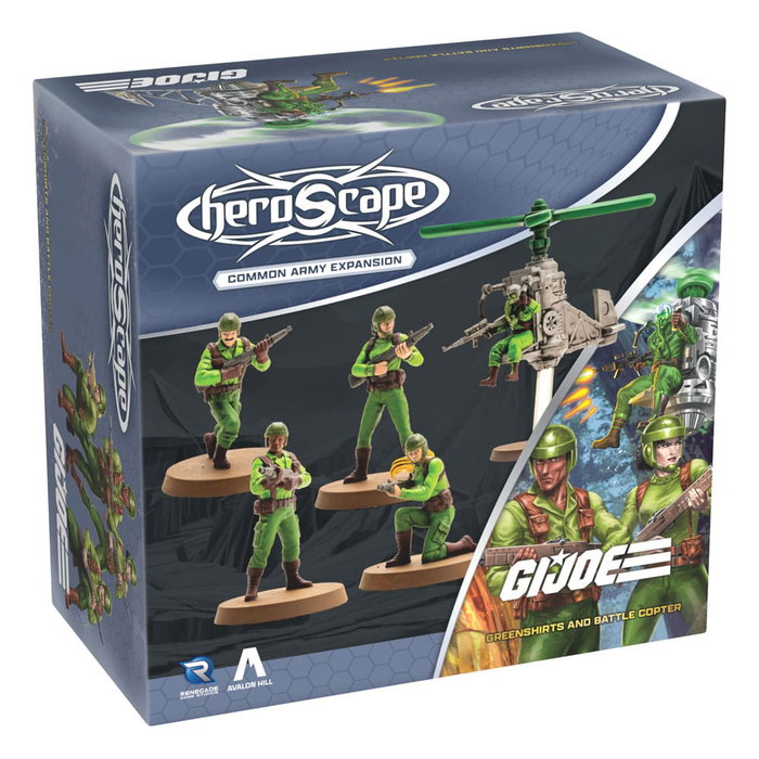 G.I.Joe Heroscape Expansion de l'armée Greenshirts & Battle Copter (Common) *ANGLAIS* G.I.Joe Heroscape Expansion de l'armée Greenshirts & Battle Copter (Common) *ANGLAIS*