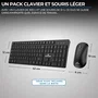 Bluestork Pack clavier et souris sans fil ultra-fin AZERTY