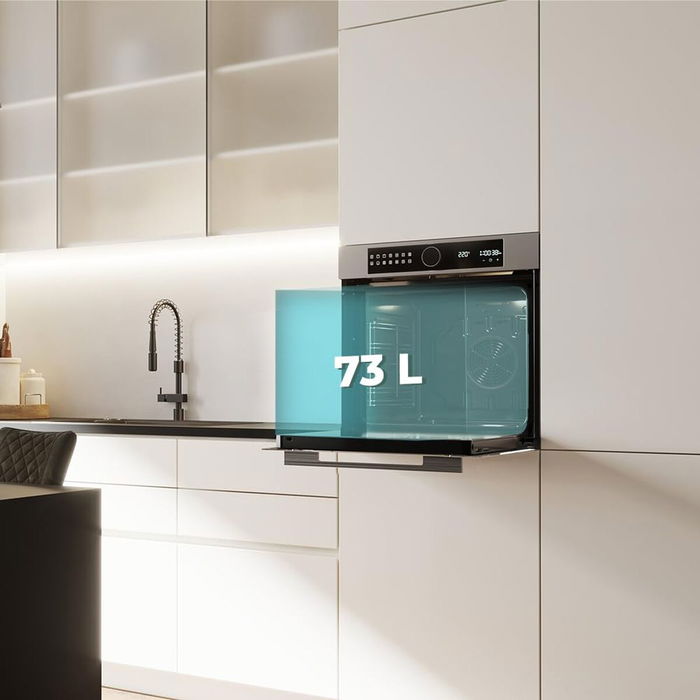 Cecotec Four Pyrolyse encastrable Bolero Hexa P516000 Line A 73L 3200W classe A noir