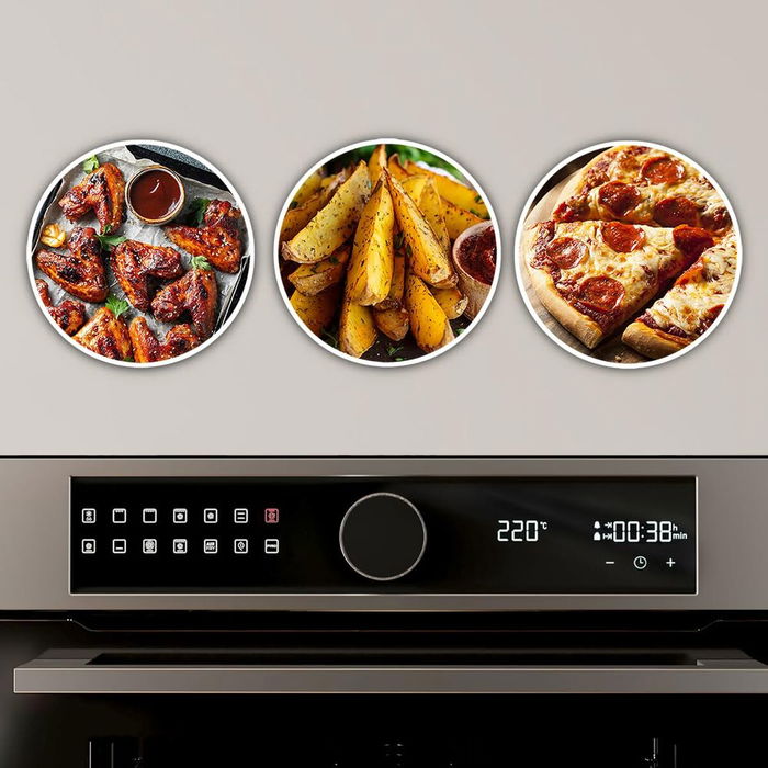 Cecotec Four Pyrolyse encastrable Bolero Hexa P516000 Line A 73L 3200W classe A noir