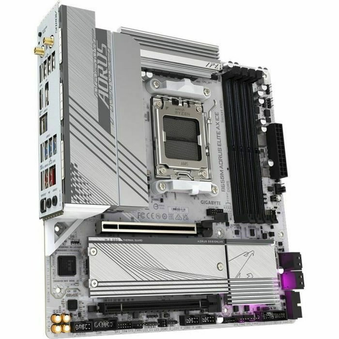 Gigabyte B650M AORUS ELITE AX ICE Micro ATX Blanche