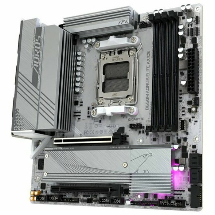 Gigabyte B650M AORUS ELITE AX ICE Micro ATX Blanche