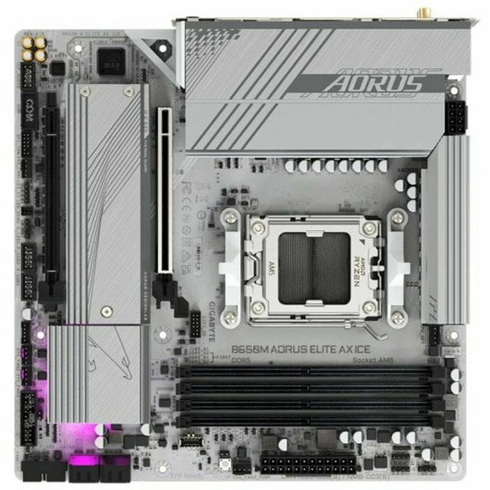 Gigabyte B650M AORUS ELITE AX ICE Micro ATX Blanche