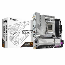 GIGABYTE B650M AORUS ELITE AX ICE White Micro ATX