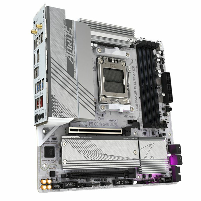 Gigabyte B650M AORUS ELITE AX ICE Micro ATX Blanche