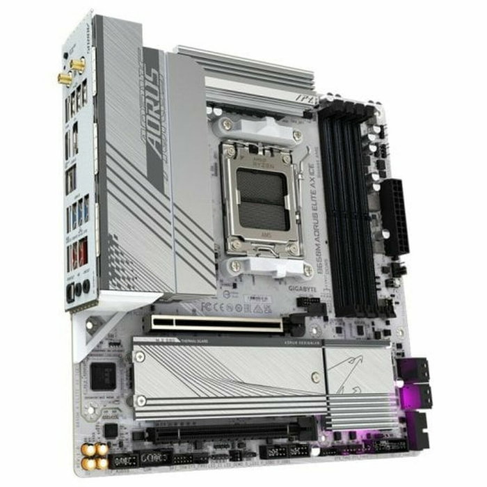 Gigabyte B650M AORUS ELITE AX ICE Micro ATX Blanche