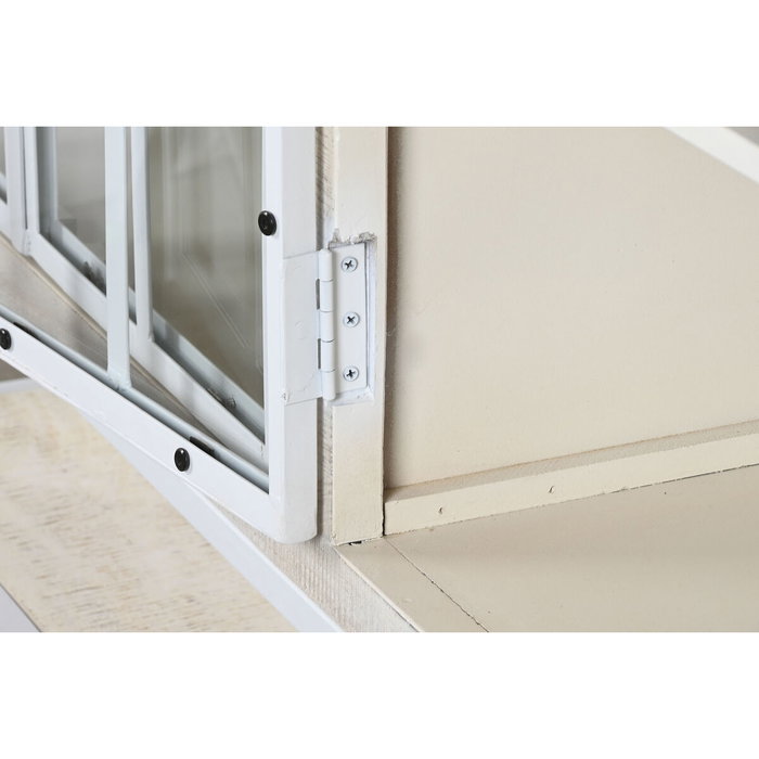 Buffet DKD Home Decor Blanc Métal Bois de manguier 170 x 45 x 100 cm Buffet DKD Home Decor Blanc Métal Bois de manguier 170 x 45 x 100 cm