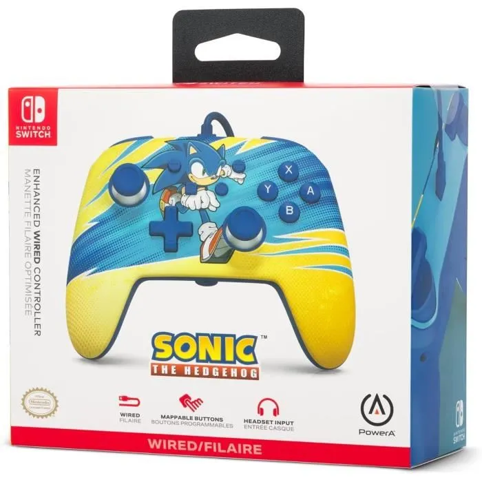 PowerA Manette Filaire Nintendo Switch Sonic Boost