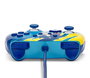 PowerA NSGP0202-01 Manette Améliorée avec Câble pour Nintendo Switch - Sonique Impulsion, 2 Boutons Programmable, Analogues Antifriction, Câble USB-C 3m