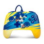 PowerA NSGP0202-01 Manette Améliorée avec Câble pour Nintendo Switch - Sonique Impulsion, 2 Boutons Programmable, Analogues Antifriction, Câble USB-C 3m