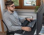Sandberg Desk Pad Pro XXL - Tapis de bureau ergonomique antidérapant avec repose-poignet pour clavier et souris
