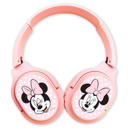 Disney - Casque audio sans fil Minnie - Bluetooth 5.0 - Micro HD - Batterie intégrée 500 mAh - Pliable - Certification CE
