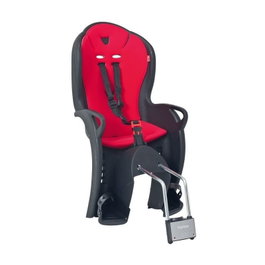 Hamax Kiss Porte-bébé pour cadre Noir/Rouge