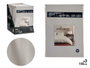 Giftdecor Set de 3 Draps 150 cm Gris - Housse 150x200 cm, drap plat 220x245 cm, taie 45x170 cm (Set de 12)