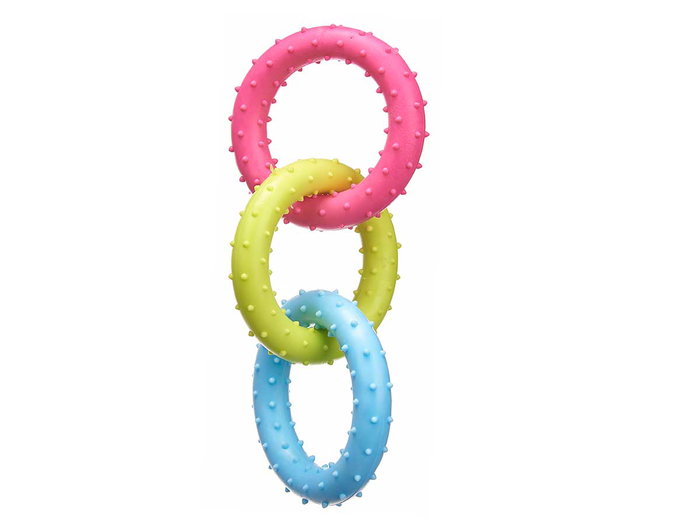 MASCOW Lot de 3 anneaux en silicone 8cm assortis