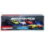 Majorette Coffret Cadeau 5 Véhicules Mercedes-AMG - 2 exclusifs, 1/64