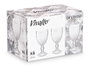 Vivalto Coupe Diamant Transparente 220 ml en Verre 8x15x8 cm (Set de 24)