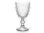 Vivalto Coupe Diamant Transparente 220 ml en Verre 8x15x8 cm (Set de 24)
