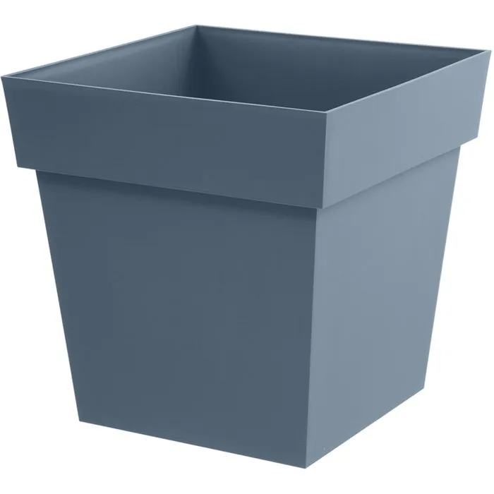 Eda Pot de fleurs Toscane - 50 cm, 87 L, intérieur/extérieur, résistant aux intempéries, traité anti-UV, bleu jean Eda Pot de fleurs Toscane - 50 cm, 87 L, intérieur/extérieur, résistant aux intempéries, traité anti-UV, bleu jean